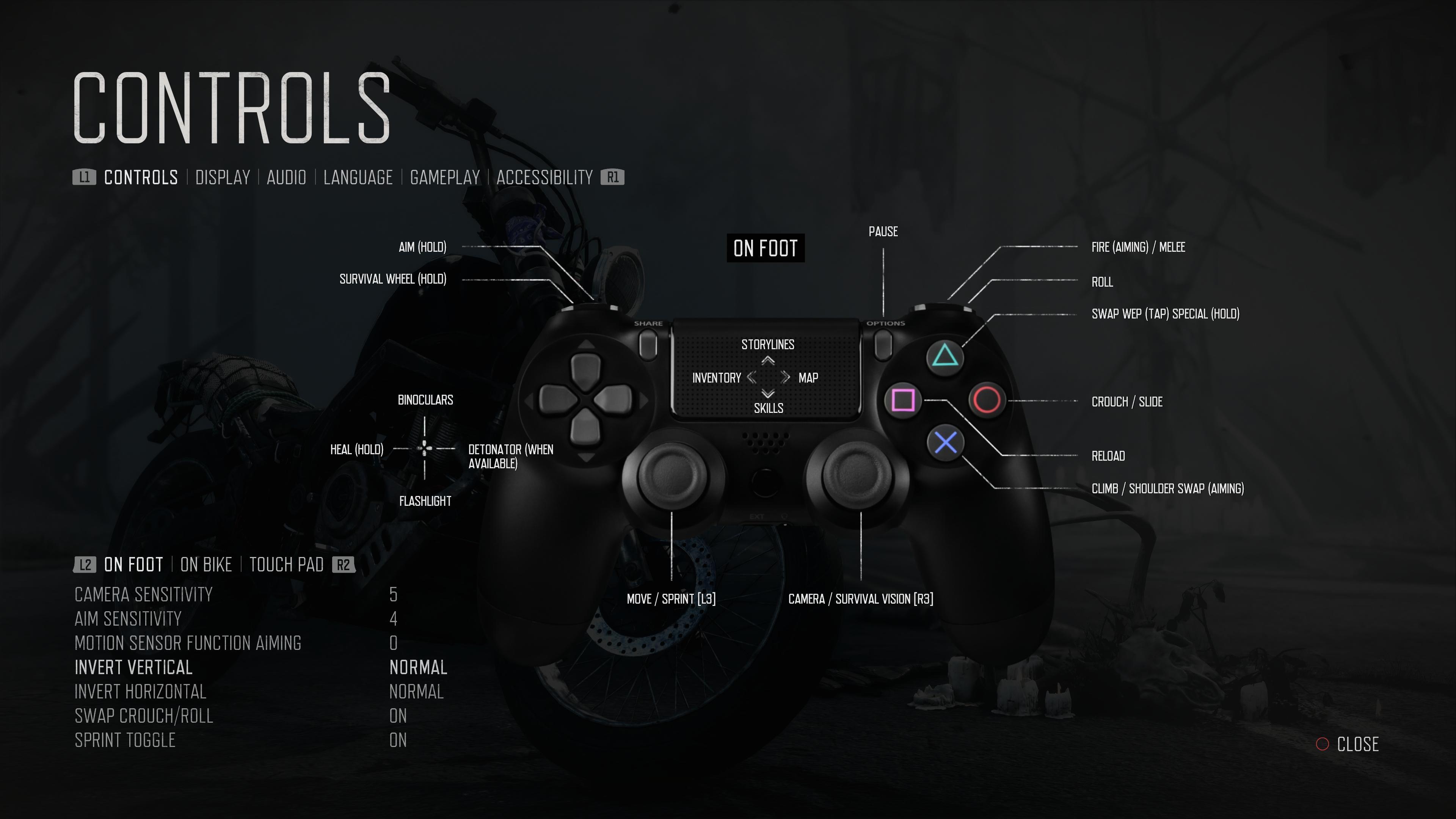 days gone pc settings